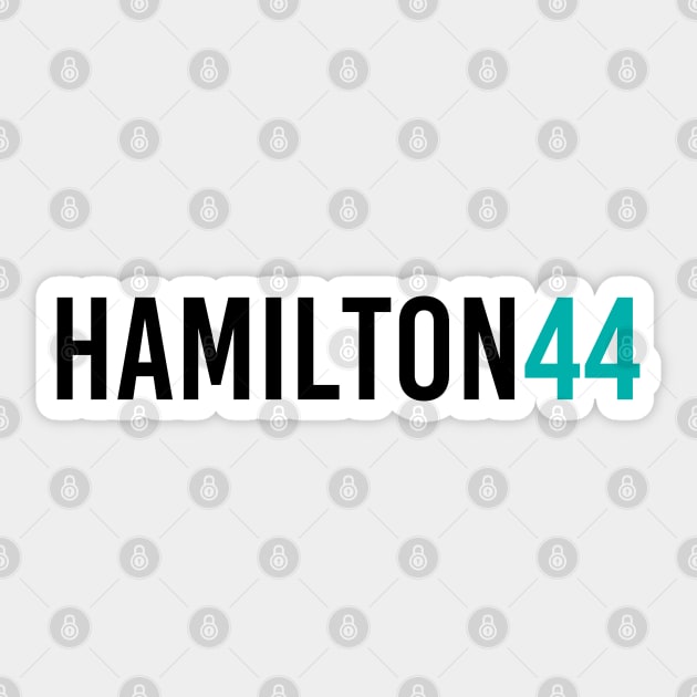 Lewis Hamilton 44 Design Sticker by GreazyL